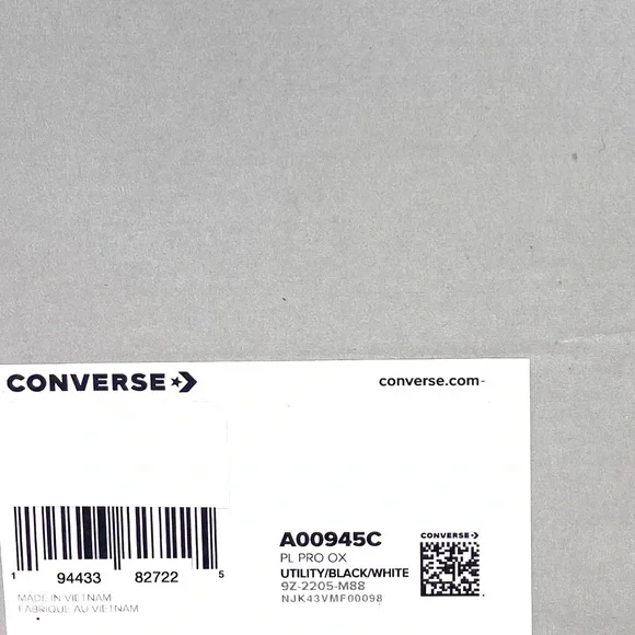 Converse Pro Leather OX Low Top Khaki Black Suede Men’s Size Sneakers A00945C - Picture 9 of 10